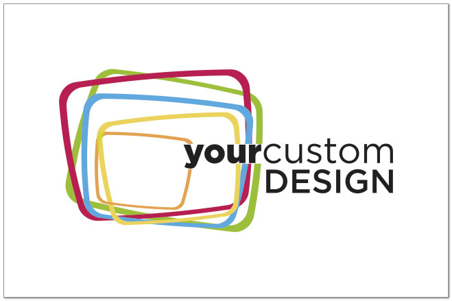 Horizontal Custom Flat Card D9101P-Y Horizontal Custom Flat Card D9101P-Y